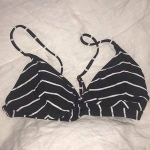 striped bathing suit top